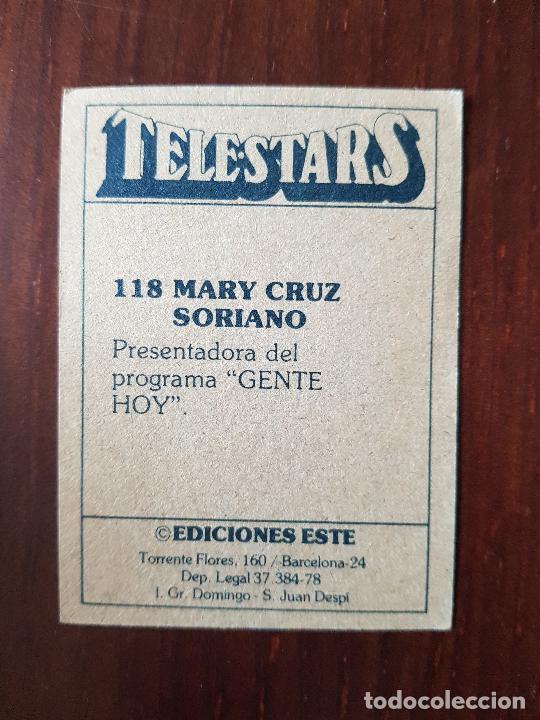 Coleccionismo cromos antiguos: TELESTARS N&ordm;118 - Foto 2