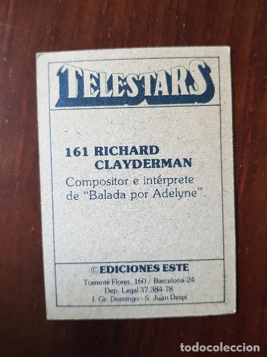 Coleccionismo cromos antiguos: TELESTARS N&ordm;161 - Foto 2