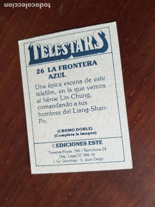 Coleccionismo cromos antiguos: TELESTARS N&ordm;26 - Foto 2