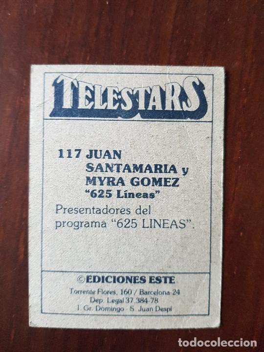 Coleccionismo cromos antiguos: TELESTARS N&ordm;117 - Foto 2