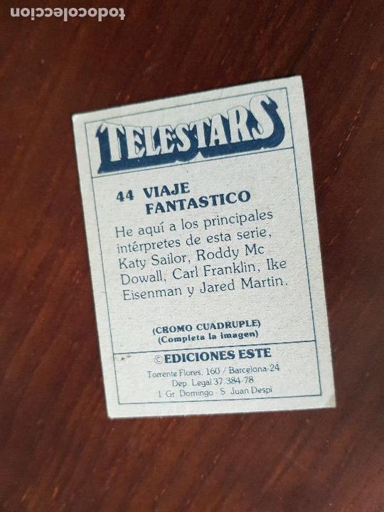 Coleccionismo cromos antiguos: TELESTARS N&ordm;44 - Foto 2