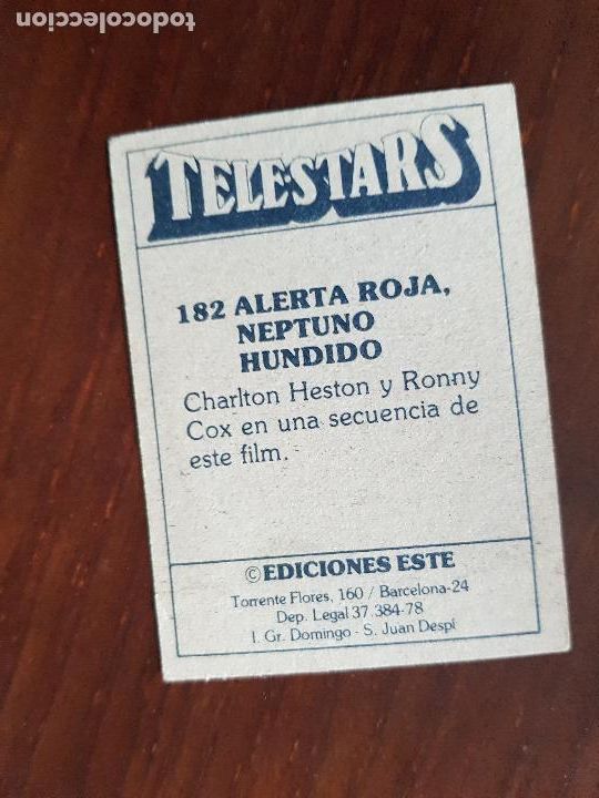 Coleccionismo cromos antiguos: TELESTARS N&ordm;182 - Foto 2