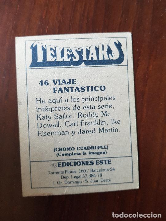 Coleccionismo cromos antiguos: TELESTARS N&ordm;46 - Foto 2