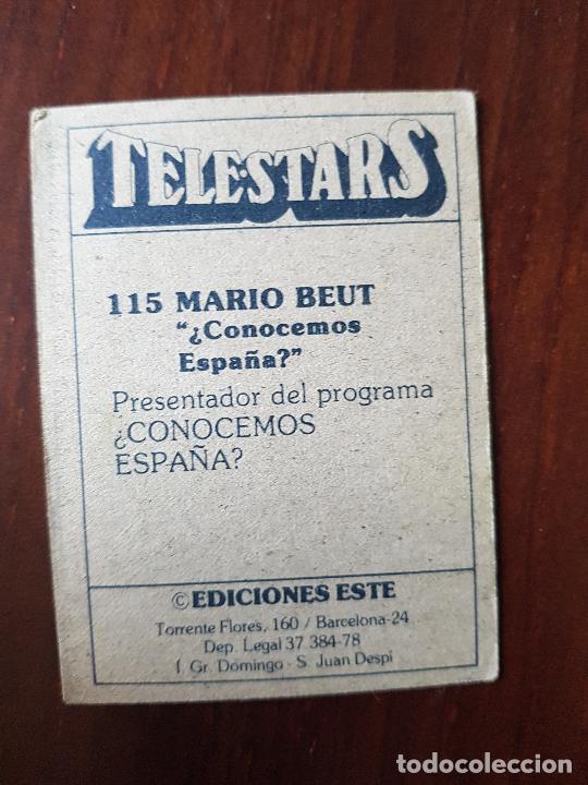 Coleccionismo cromos antiguos: TELESTARS N&ordm;115 - Foto 2