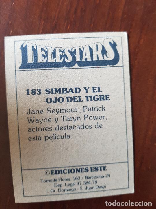 Coleccionismo cromos antiguos: TELESTARS N&ordm;183 - Foto 2