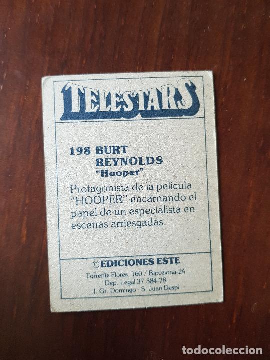 Coleccionismo cromos antiguos: TELESTARS N&ordm;198 - Foto 2