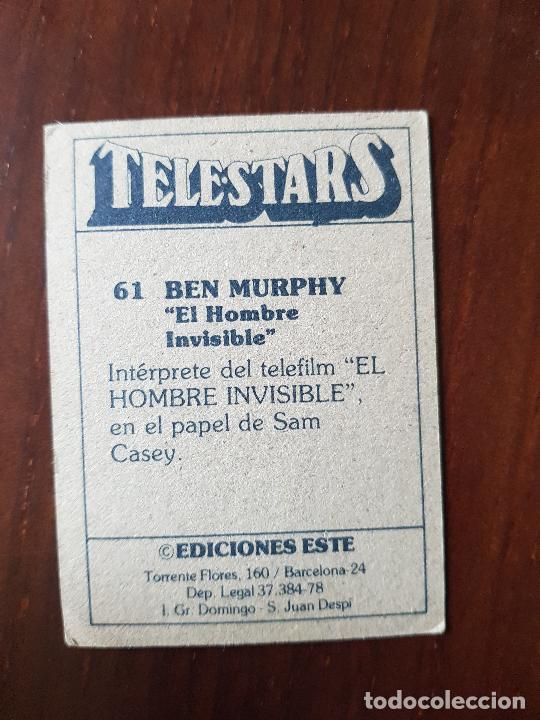 Coleccionismo cromos antiguos: TELESTARS N&ordm;61 - Foto 2