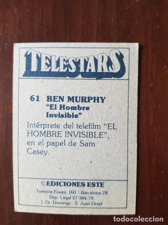 Coleccionismo cromos antiguos: TELESTARS N&ordm;61 - Foto 2