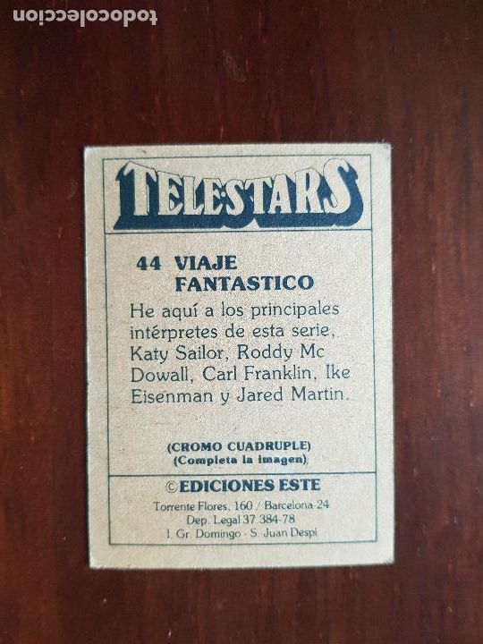 Coleccionismo cromos antiguos: TELESTARS N&ordm;44 - Foto 2