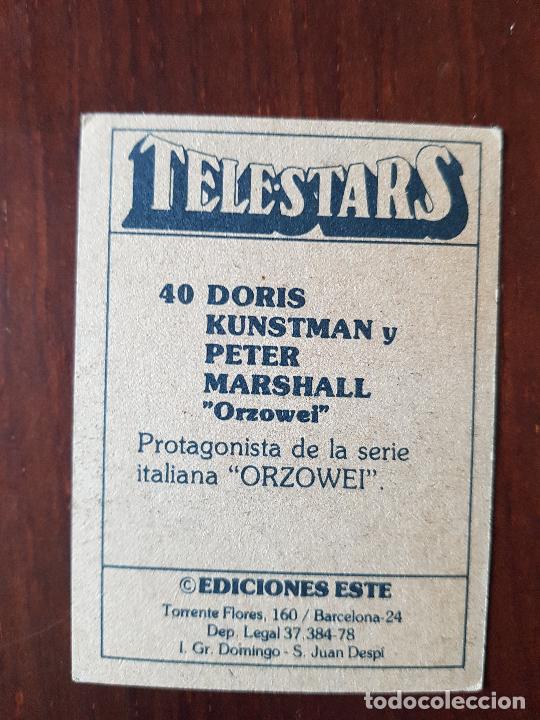 Coleccionismo cromos antiguos: TELESTARS N&ordm;40 - Foto 2