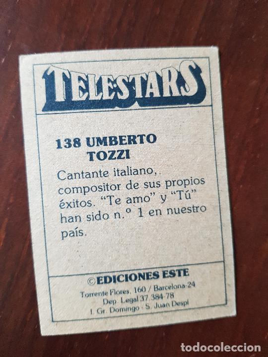 Coleccionismo cromos antiguos: TELESTARS N&ordm;138 - Foto 2