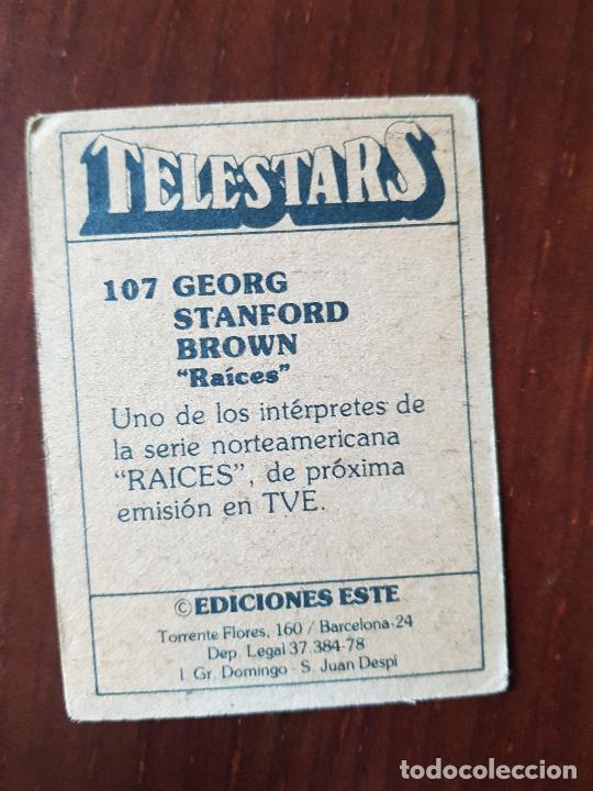 Coleccionismo cromos antiguos: TELESTARS N&ordm;107 - Foto 2