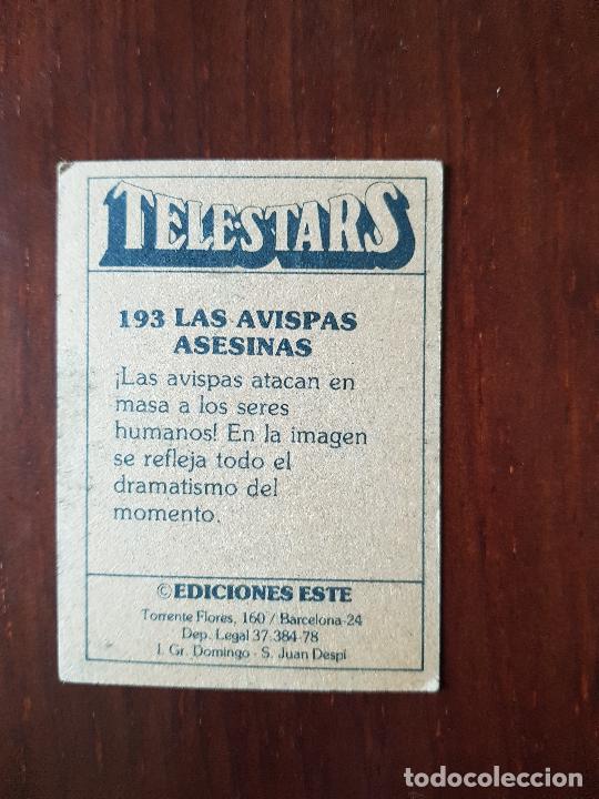 Coleccionismo cromos antiguos: TELESTARS N&ordm;193 - Foto 2