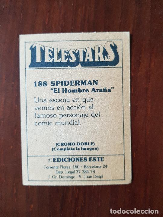 Coleccionismo cromos antiguos: TELESTARS N&ordm;188 - Foto 2