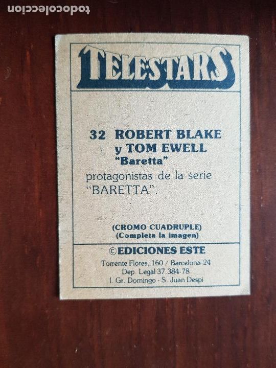 Coleccionismo cromos antiguos: TELESTARS N&ordm;32 - Foto 2
