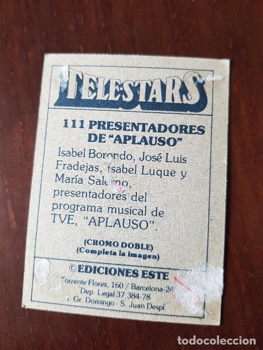 Coleccionismo cromos antiguos: TELESTARS N&ordm;111 - Foto 2