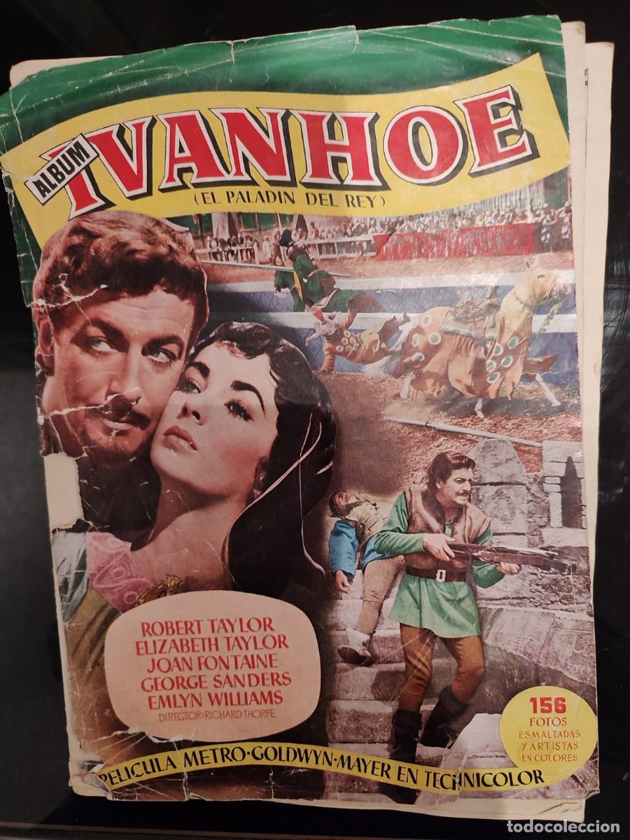 Coleccionismo Cromos antiguos: Cromos Album Ivanhoe( El palad&iacute;n del Rey). Robert Taylor, Elisabeth Taylor.Despegados. Se venden su
