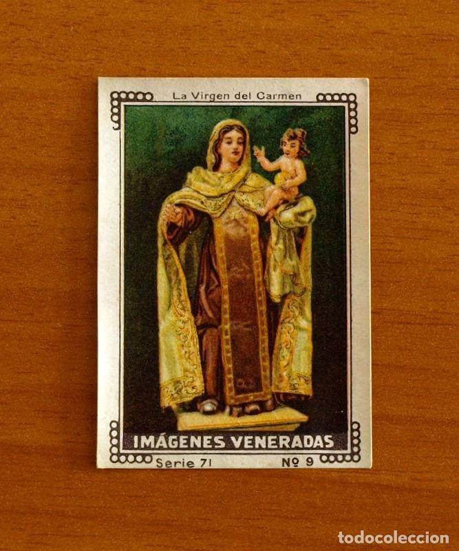 Coleccionismo Cromos antiguos: Im&aacute;genes Veneradas - Serie 71 - Cromo N&ordm; 9 - Virgen del Carmen - Mi &Aacute;lbum Nestl&eacute; 1932 - Tomo II