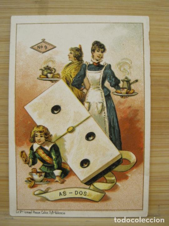 Coleccionismo Cromos antiguos: AS DOS-DOMINO CHOCOLATES EL BARCO-N&ordm; 9-CROMO ANTIGUO-VER FOTOS-(99.254)