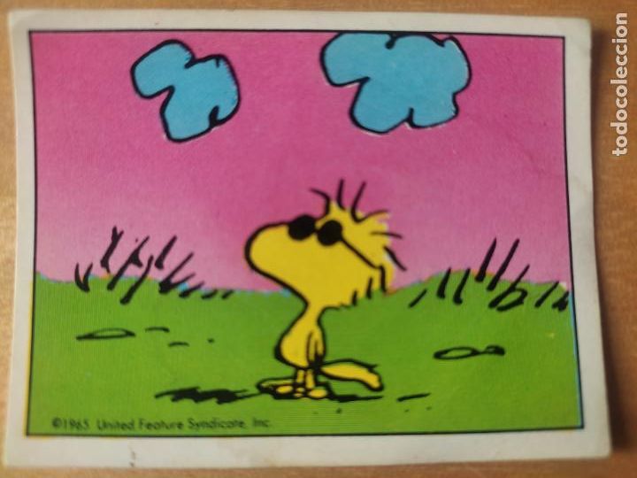 Coleccionismo Cromos antiguos: SNOOPY LOVE N&ordm; 102 PANINI A&Ntilde;OS 80 CROMO SIN PEGAR SOBADO