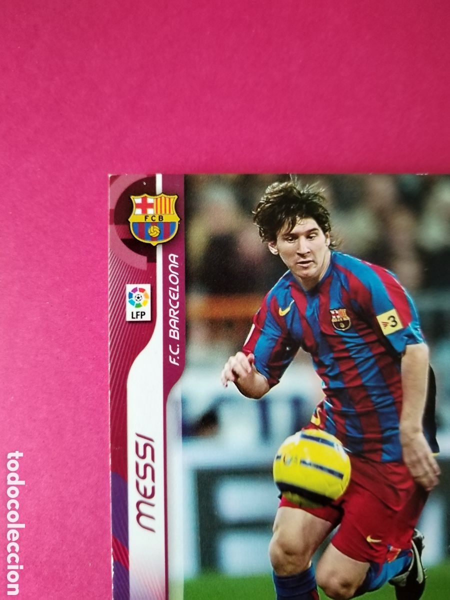 Coleccionismo cromos antiguos: Messi n&deg; 54 MGK 2006/07 - Foto 3