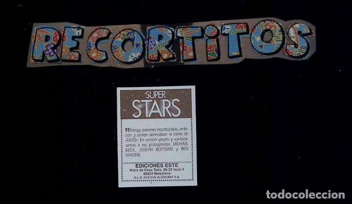Coleccionismo cromos antiguos: SUPER STARS EDICIONES ESTE N 91 - Foto 2