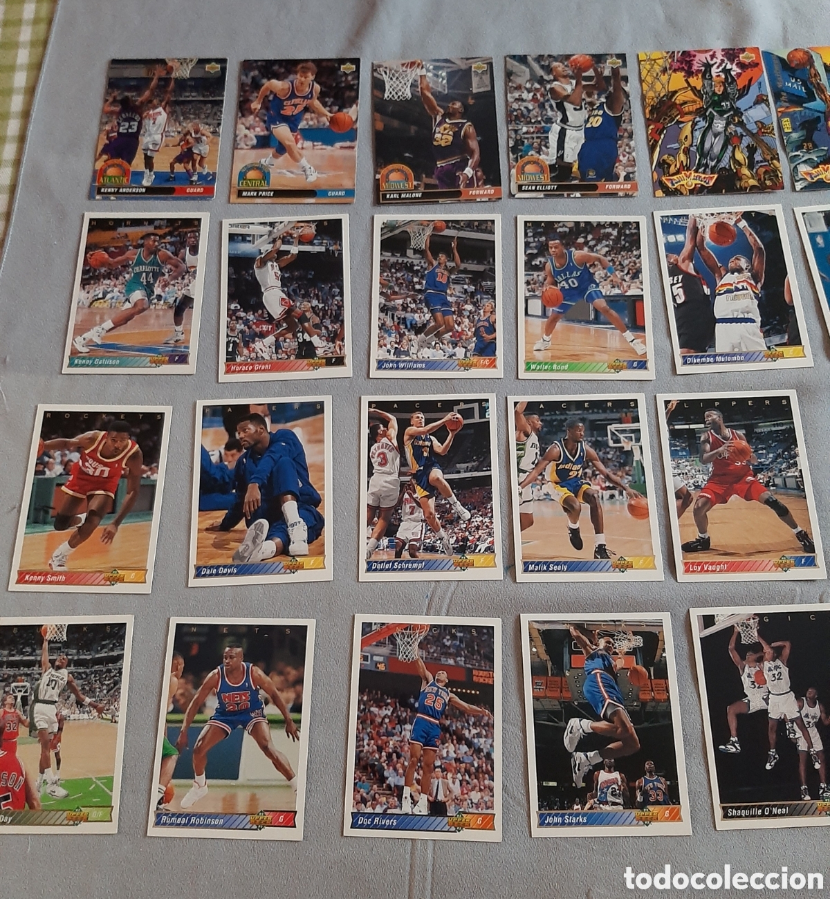 Coleccionismo cromos antiguos: Lote 35 cromos nba upper deck 92 93 - Foto 2