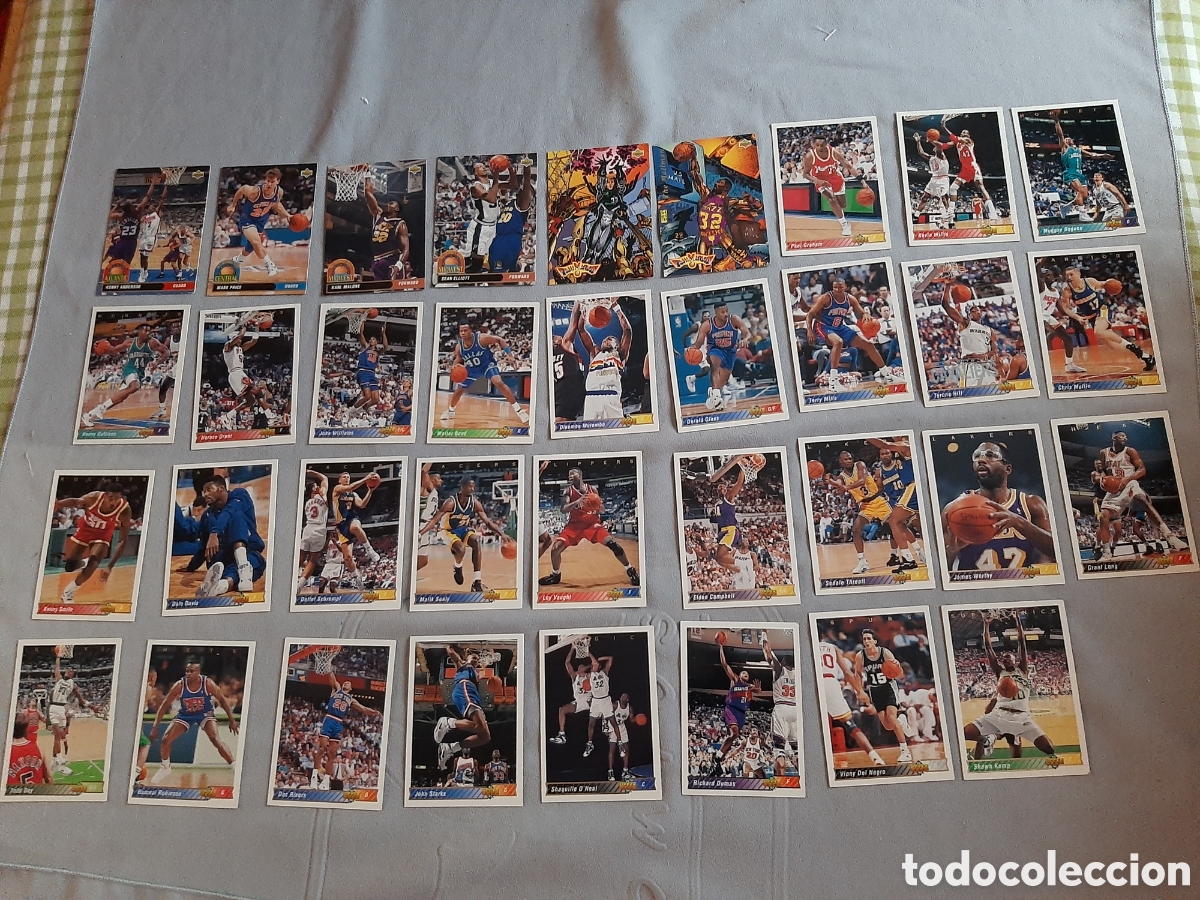 Coleccionismo cromos antiguos: Lote 35 cromos nba upper deck 92 93 - Foto 1