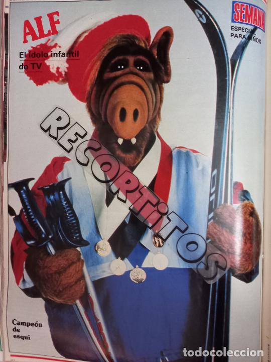 Coleccionismo cromos antiguos: MINI POSTER ALF - Foto 1