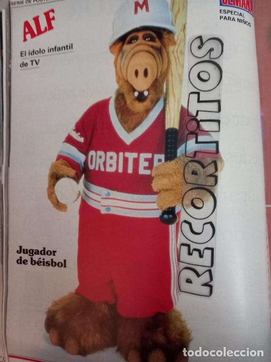 Coleccionismo cromos antiguos: MINI POSTER ALF - Foto 1