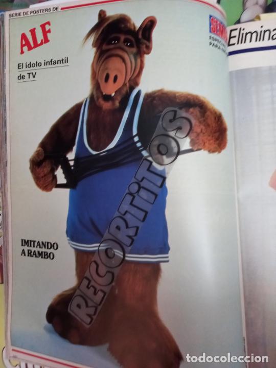 Coleccionismo cromos antiguos: MINI POSTER ALF - Foto 1