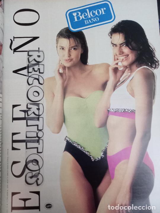 Collectable Antique Stickers: ANUNCIO LENCERIA BELCOR ROPA DE BA&Ntilde;O