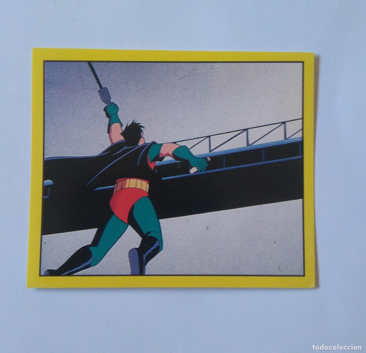 Coleccionismo Cromos antiguos: cromo pegatina sticker panini batman serie tv 1993 dc comics bat man 86 086