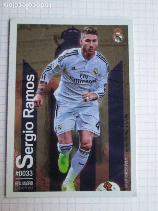 Carte Sergio Ramos Real Madrid - Mundichrome 2007-08 #14, Las Fichas De La Liga