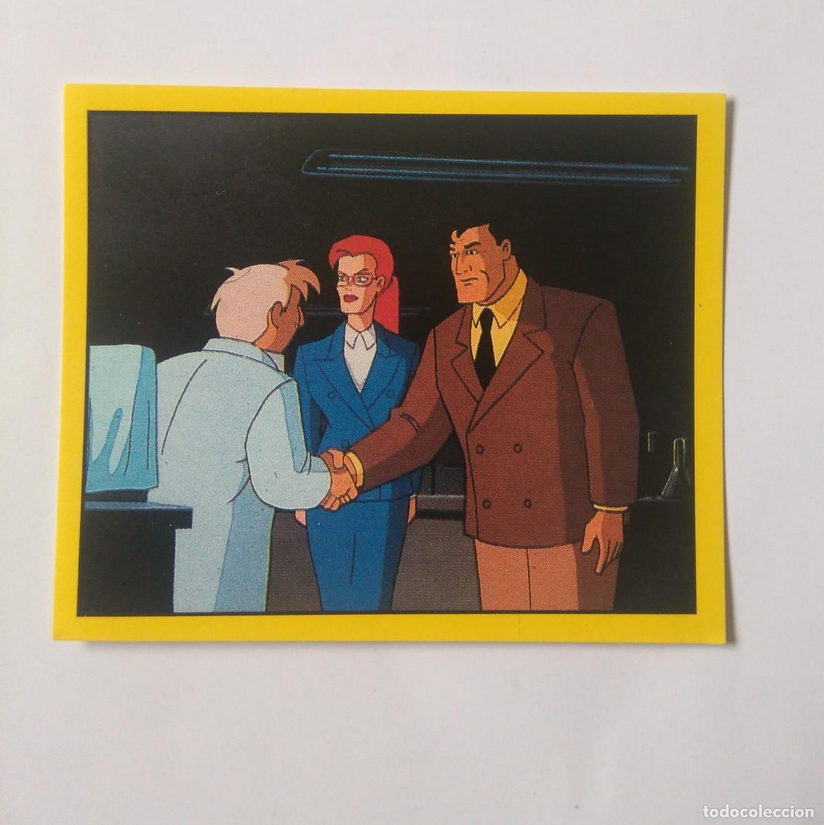 Coleccionismo Cromos antiguos: cromo pegatina sticker panini batman serie tv 1993 dc comics bat man 132