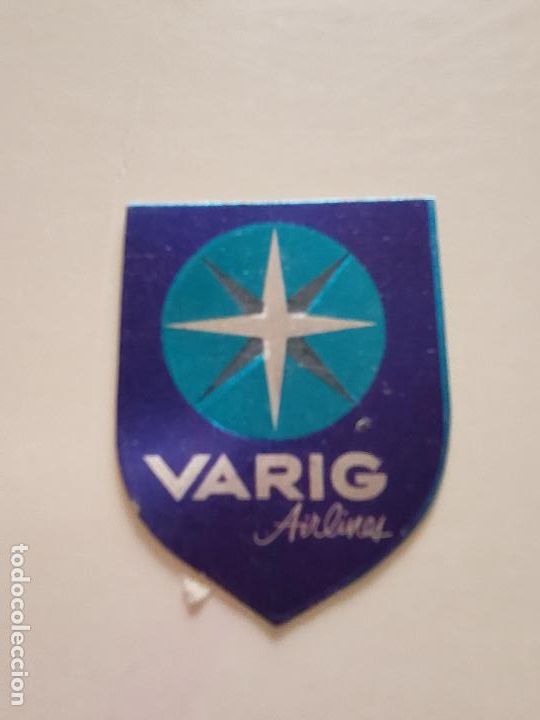 Coleccionismo Cromos antiguos: PEGATINA ENGANXINA CROMO PANRICO VARIG LINEAS AEREAS BRASILE&Ntilde;AS N&ordm; 60 NUNCA PEGADO