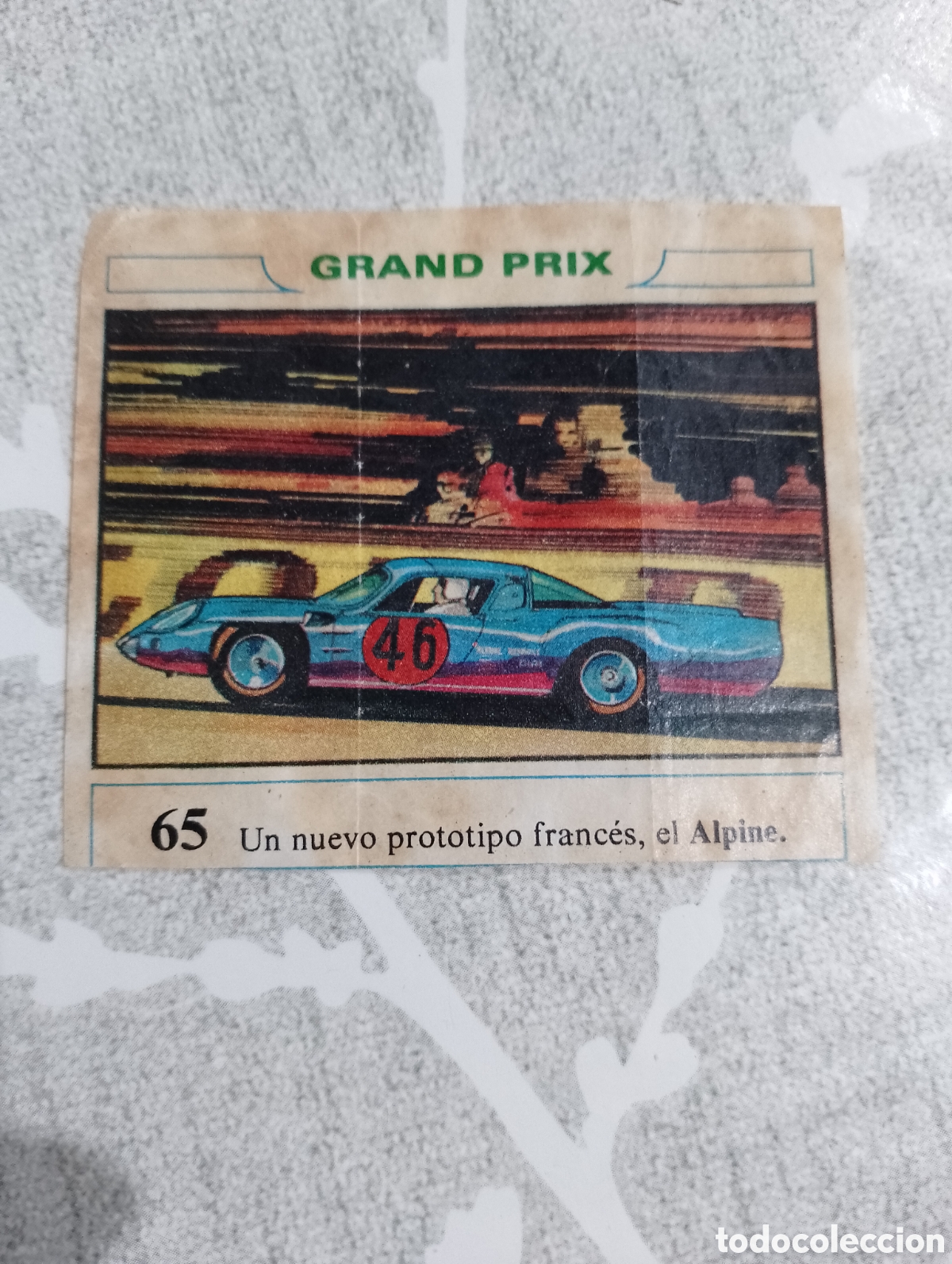 Coleccionismo cromos antiguos: Cromo gran prix chicles dunkin n&uacute;mero 65 - Foto 1