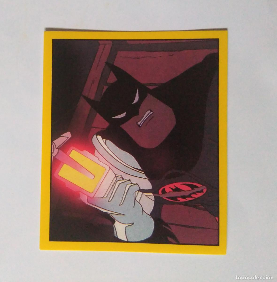 Coleccionismo cromos antiguos: cromo pegatina sticker panini batman serie tv 1993 dc comics bat man 177