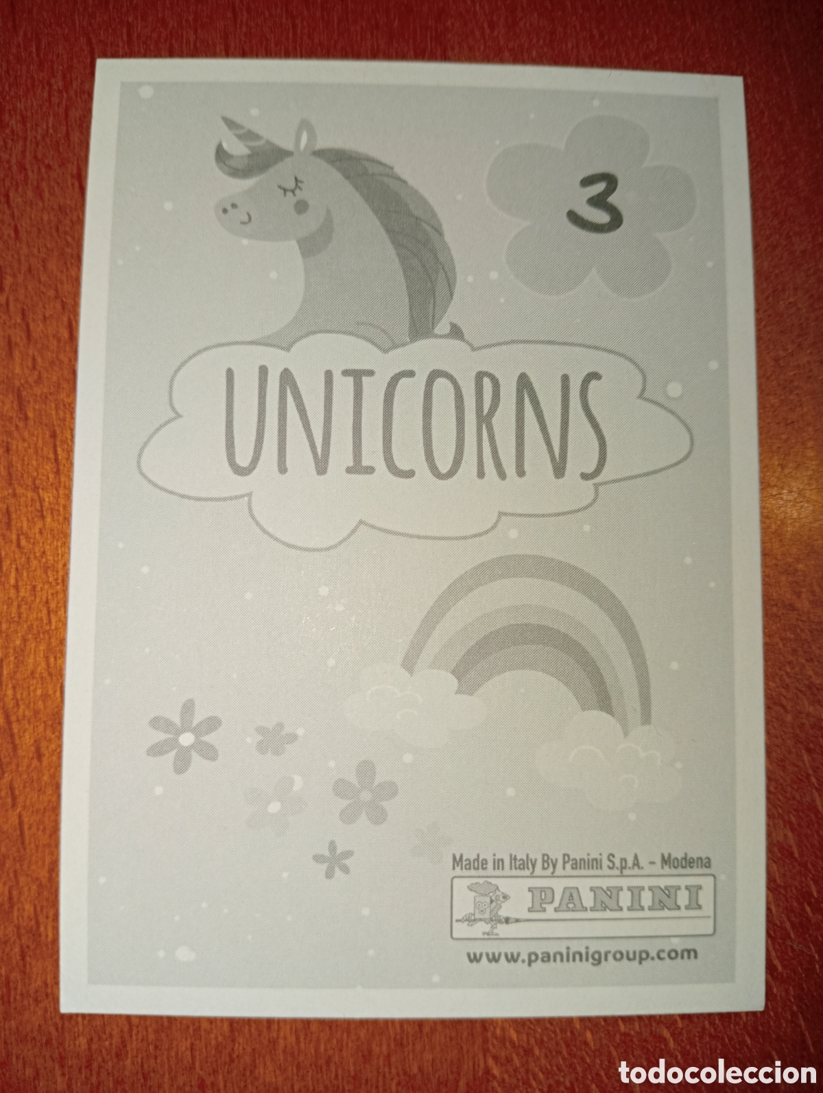 Coleccionismo cromos antiguos: Unicornios n&deg;3 Panini - Foto 2