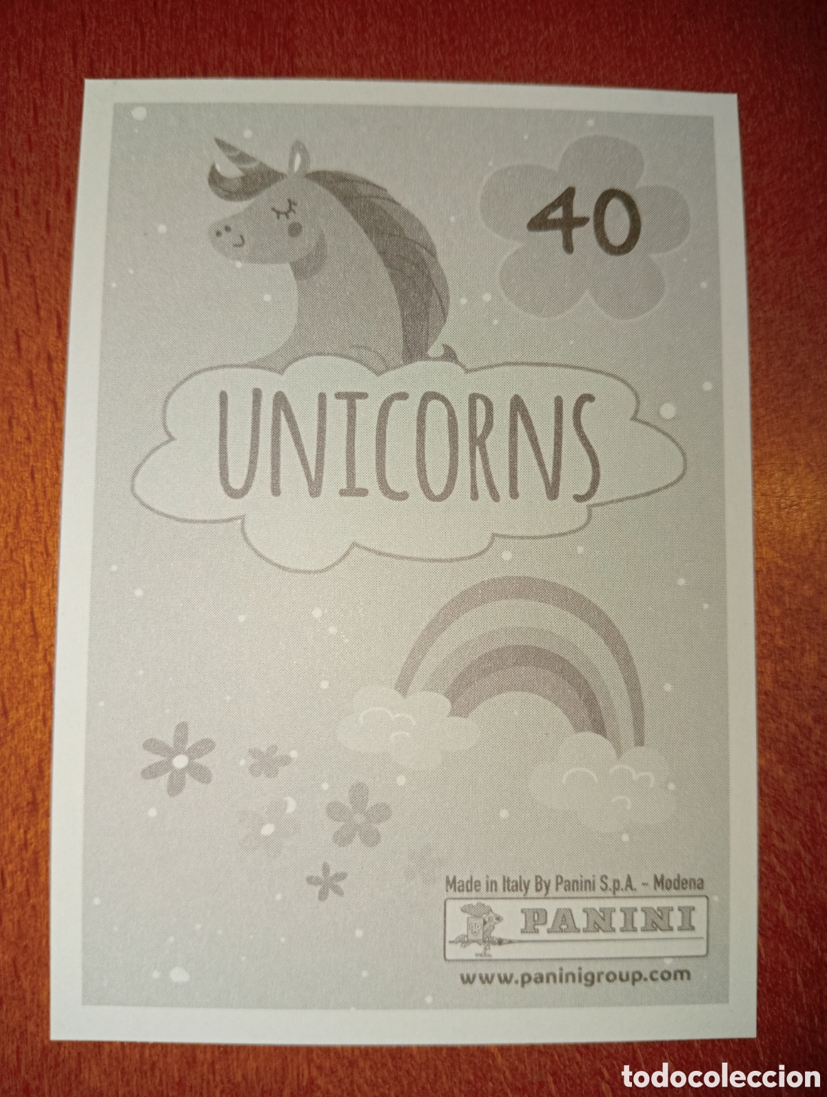 Coleccionismo cromos antiguos: Unicornios n&deg;40 Panini - Foto 2