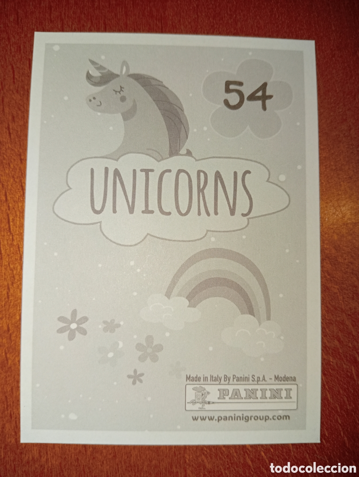 Coleccionismo cromos antiguos: Unicornios n&deg;54 Panini - Foto 2