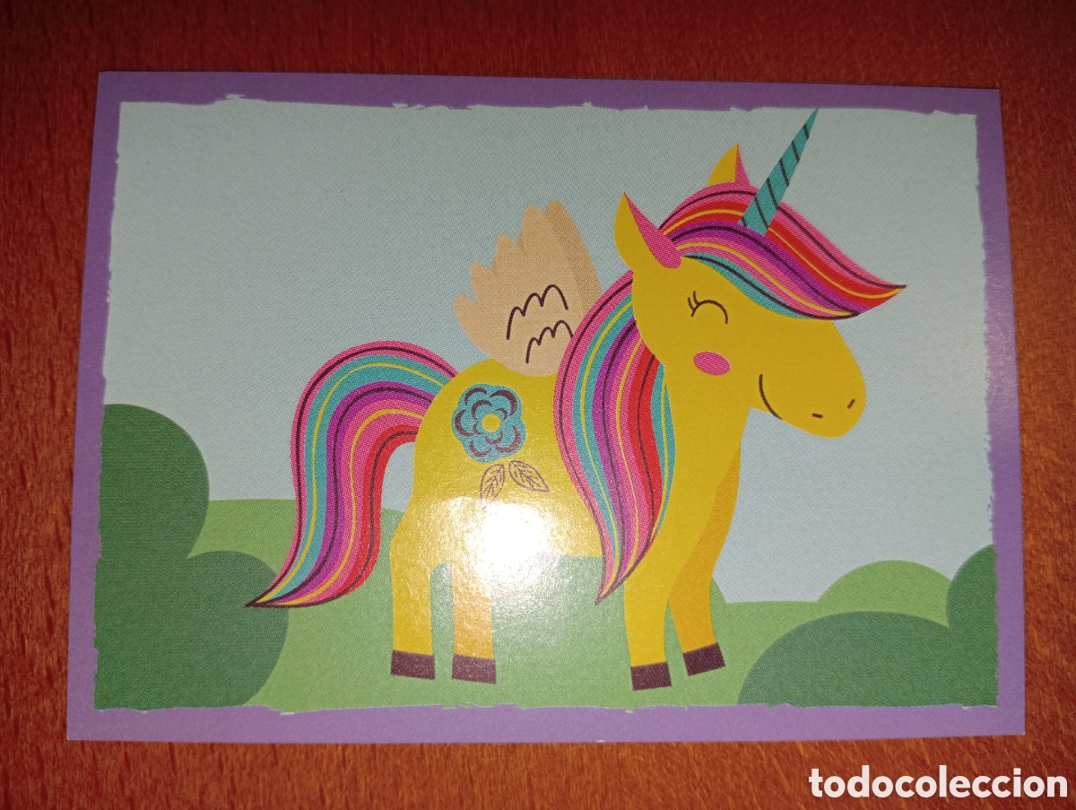 Coleccionismo cromos antiguos: Unicornios n&deg;55 Panini - Foto 1