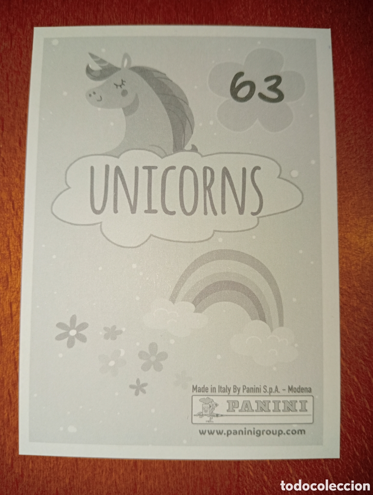 Coleccionismo cromos antiguos: Unicornios n&deg;63 Panini - Foto 2