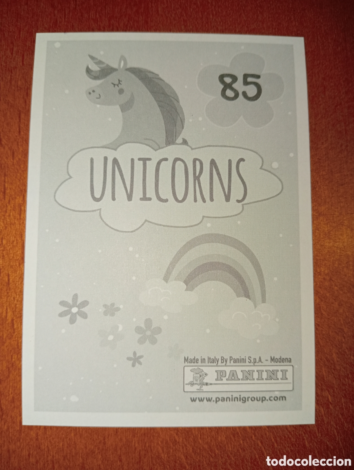 Coleccionismo cromos antiguos: Unicornios n&deg;85 Panini - Foto 2