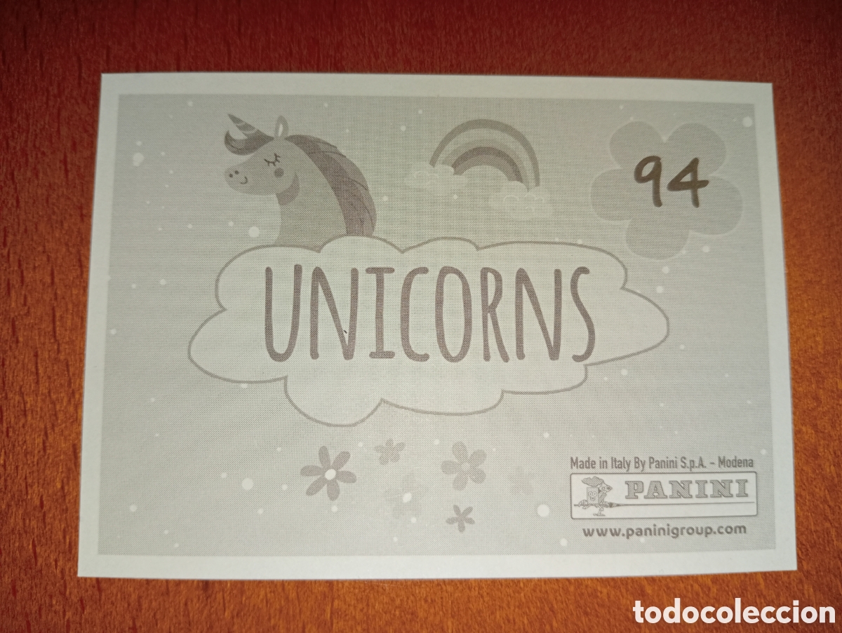 Coleccionismo cromos antiguos: Unicornios n&deg;94 Panini - Foto 2