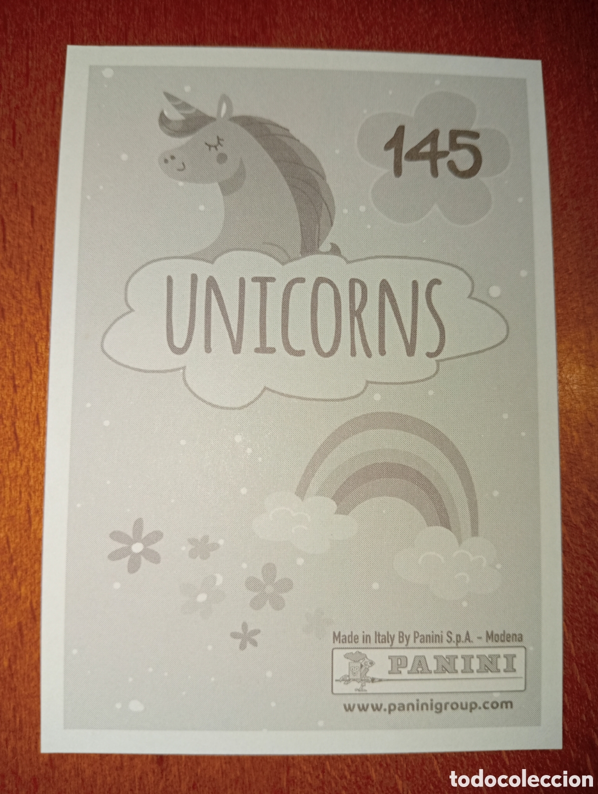 Coleccionismo cromos antiguos: Unicornios n&deg;145 Panini - Foto 2