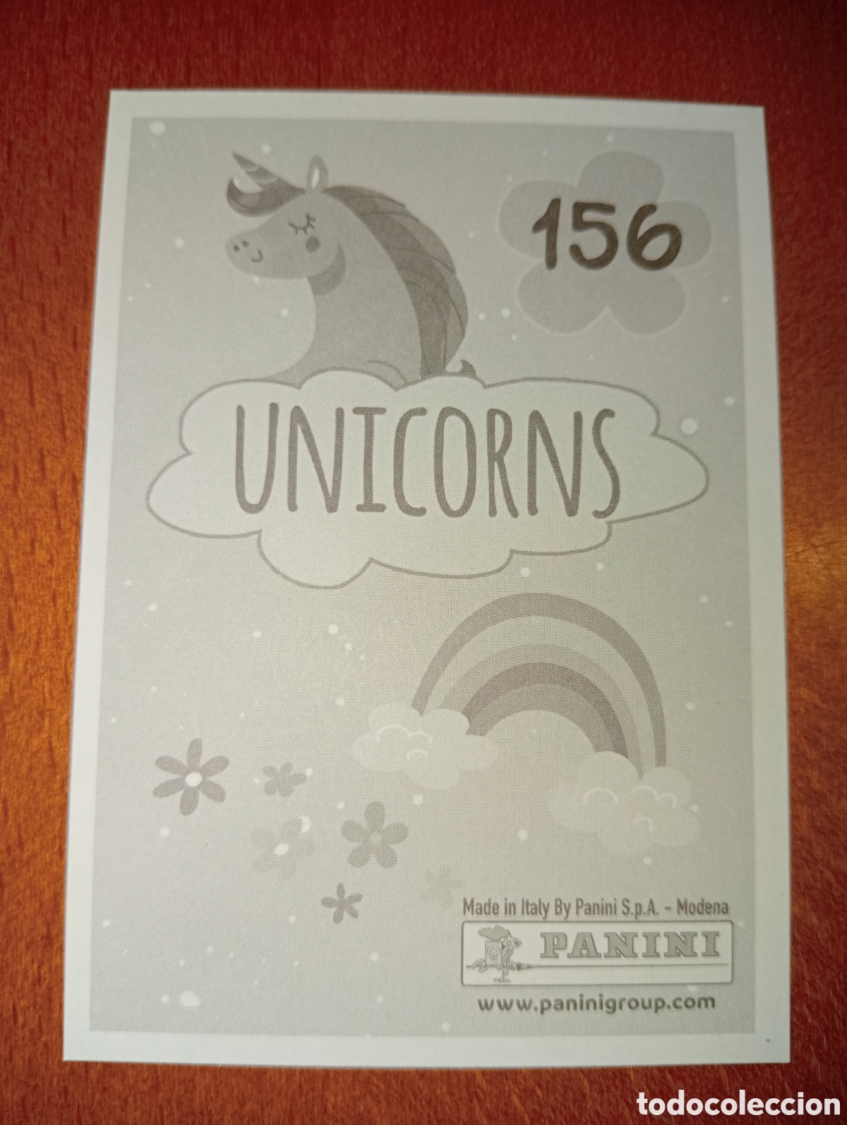 Coleccionismo cromos antiguos: Unicornios n&deg;156 Panini - Foto 2