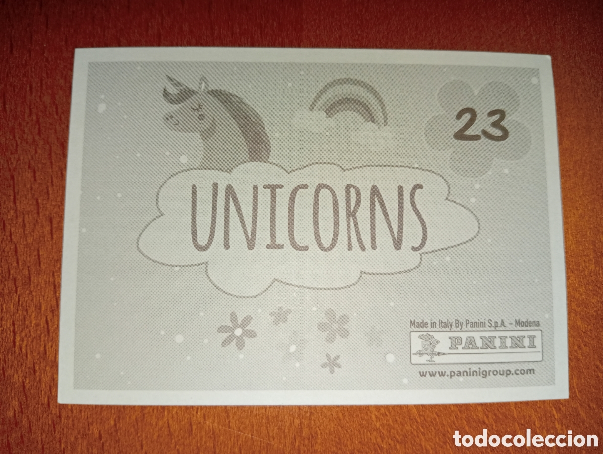 Coleccionismo cromos antiguos: Unicornios n&deg;23 Panini - Foto 2