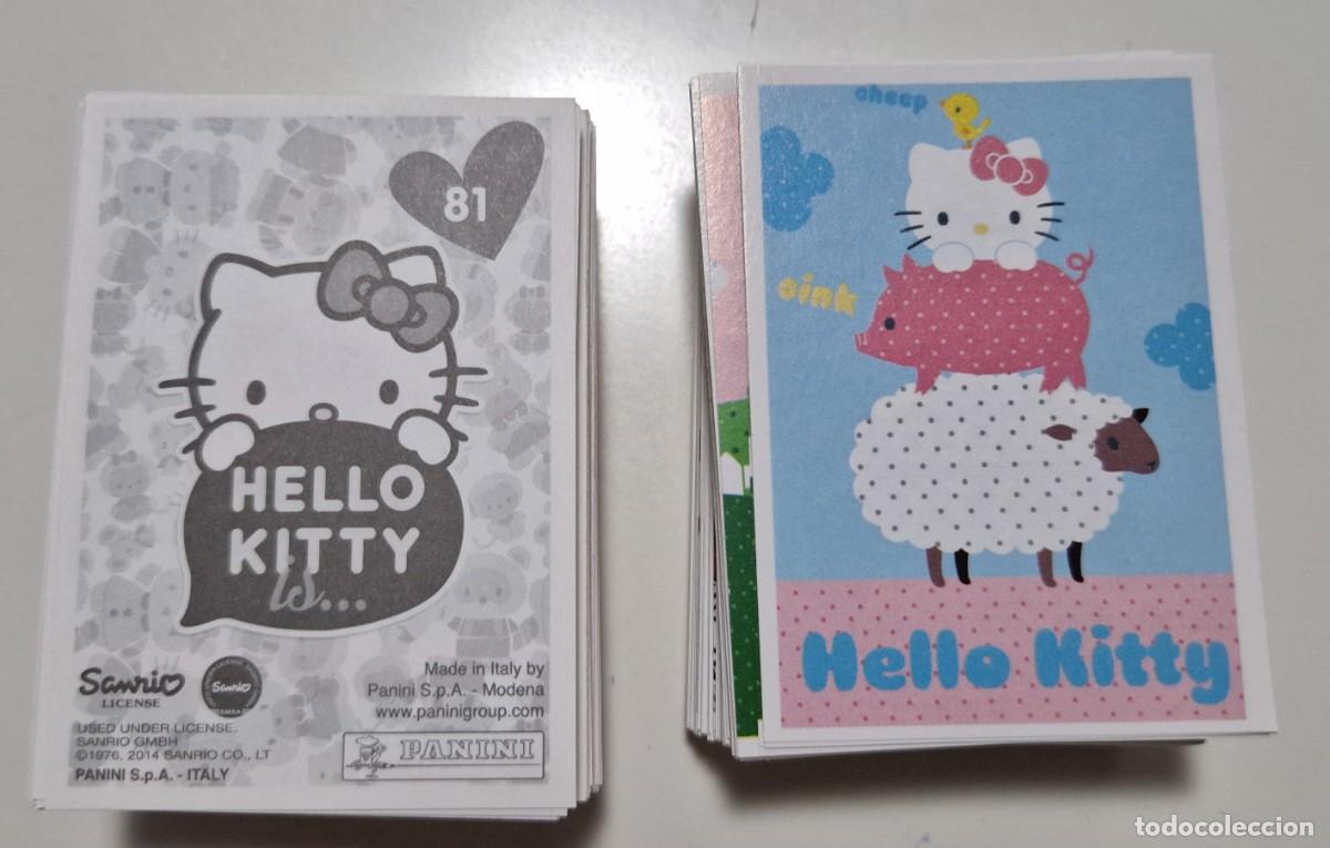 Coleccionismo cromos antiguos: Lote de 137 cromos de Hello Kitty is .... - Panini 2014 - Foto 1