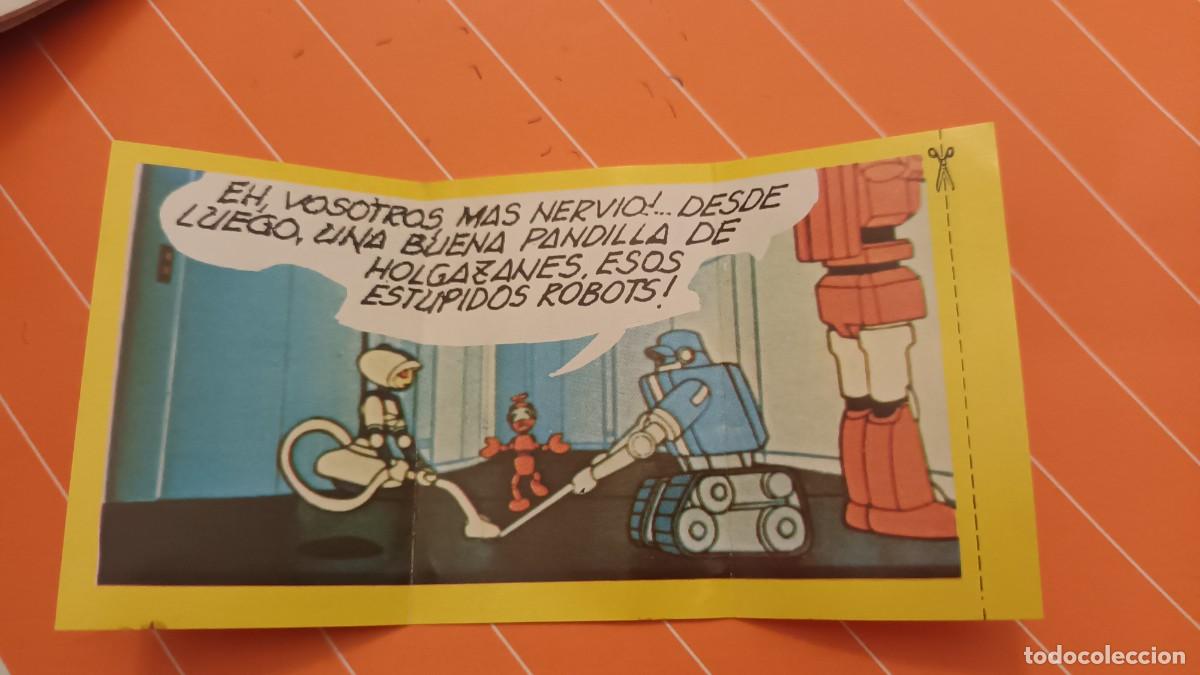 Coleccionismo cromos antiguos: DIFICIL CROMO TRIPTICO ULISES 31 PHOSKITOS CAP&Iacute;TULO CIUDAD CORTEX N 19 robots - Foto 1